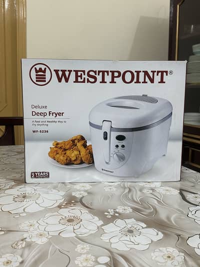 Brand New Westpoint Deluxe Deep Fryer (WF-5236) – Sealed Box
