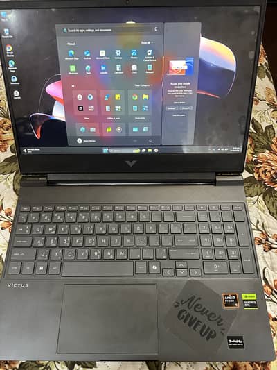 Hp victus ryzen 5-13 gen  16 ram,512 ssd,4 GB Graphics