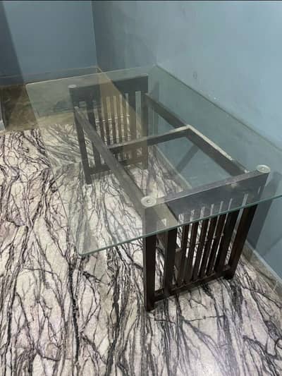glass table