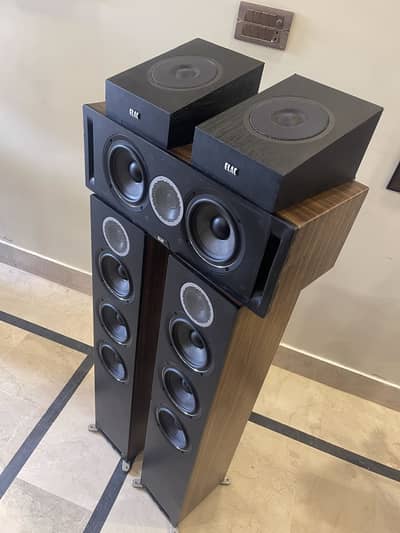 ELAC Debut Series Speakers (Floorstanding + Center + Atmos)
