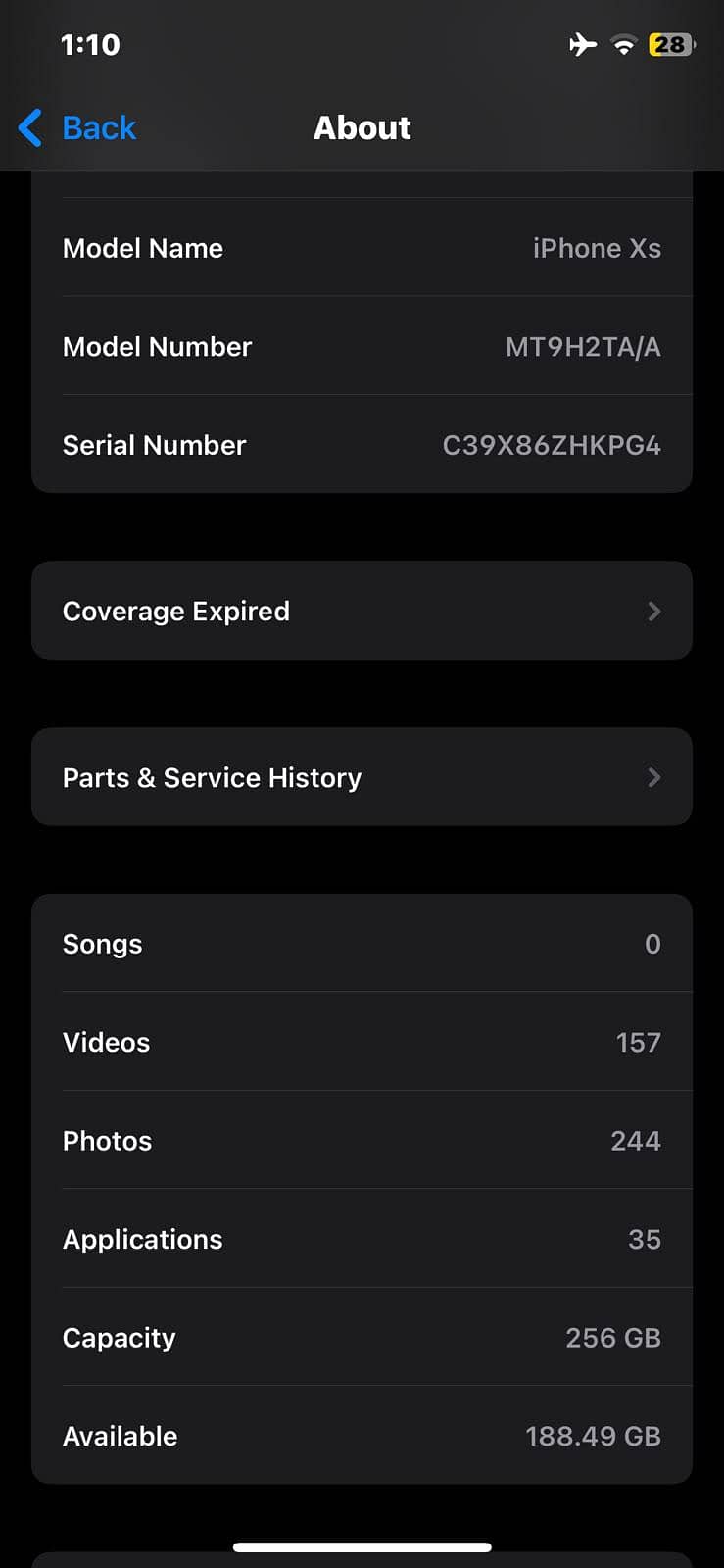Apple iPhone XS 2