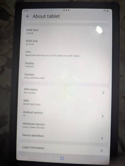 lenove tablet M9