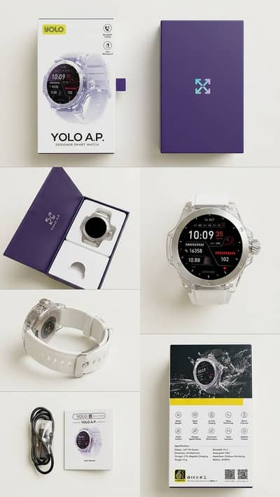 Yolo A. P DESIGNER SMART WATCH URGENT SELL NEW BOX PACK MODEL