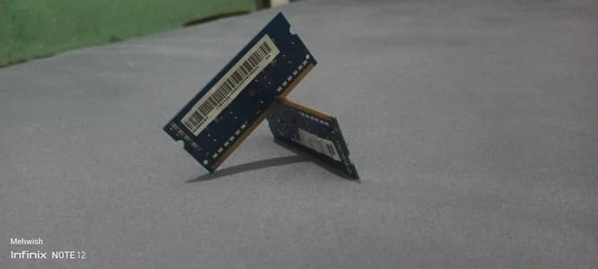 Samsung laptop ram 4gb (2+2) ddr3 for sale