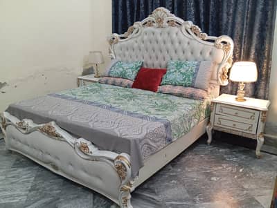 King Size Bed set ( Acralic Made)