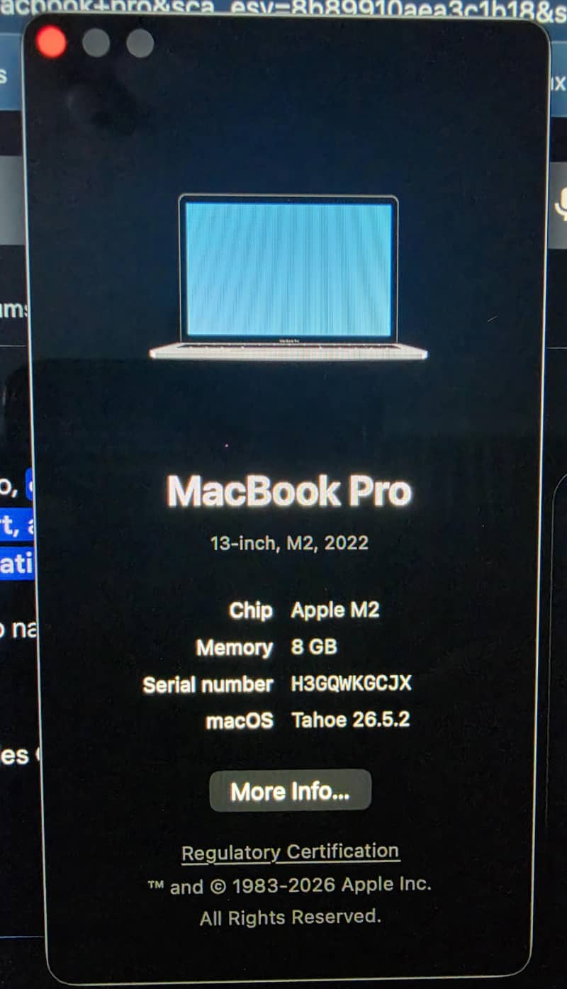 Macbook Pro M2 Chip 15