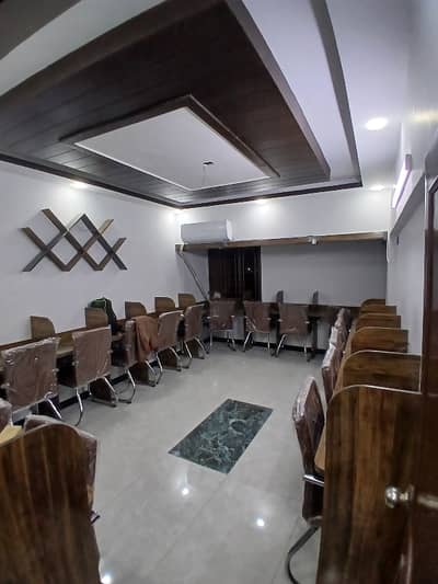 FULLY FURNISHED COMMERCIAL OFFICE FOR RENT IDEAL LOCATION
