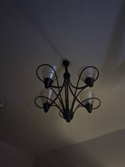 Fanoos with 2 wall matching lights