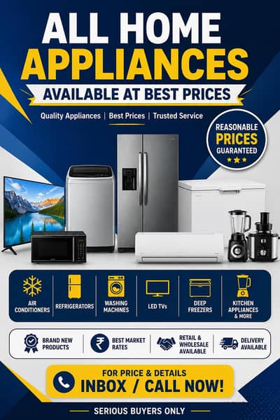 Home Appliances – All Products Available at Best Prices
