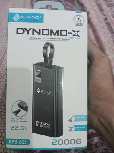 SOVO dynomo X 22.5W supperFast powerbank with 1year warranty.