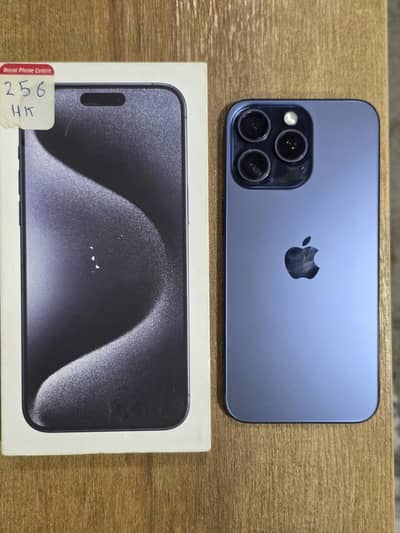 iPhone 15 Pro Max – 256GB | Blue Titanium | 10/10