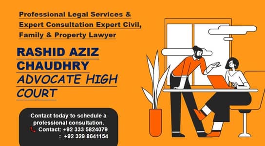 Professional Legal Services & Documentation - Advocate Rashid Aziz Ch
