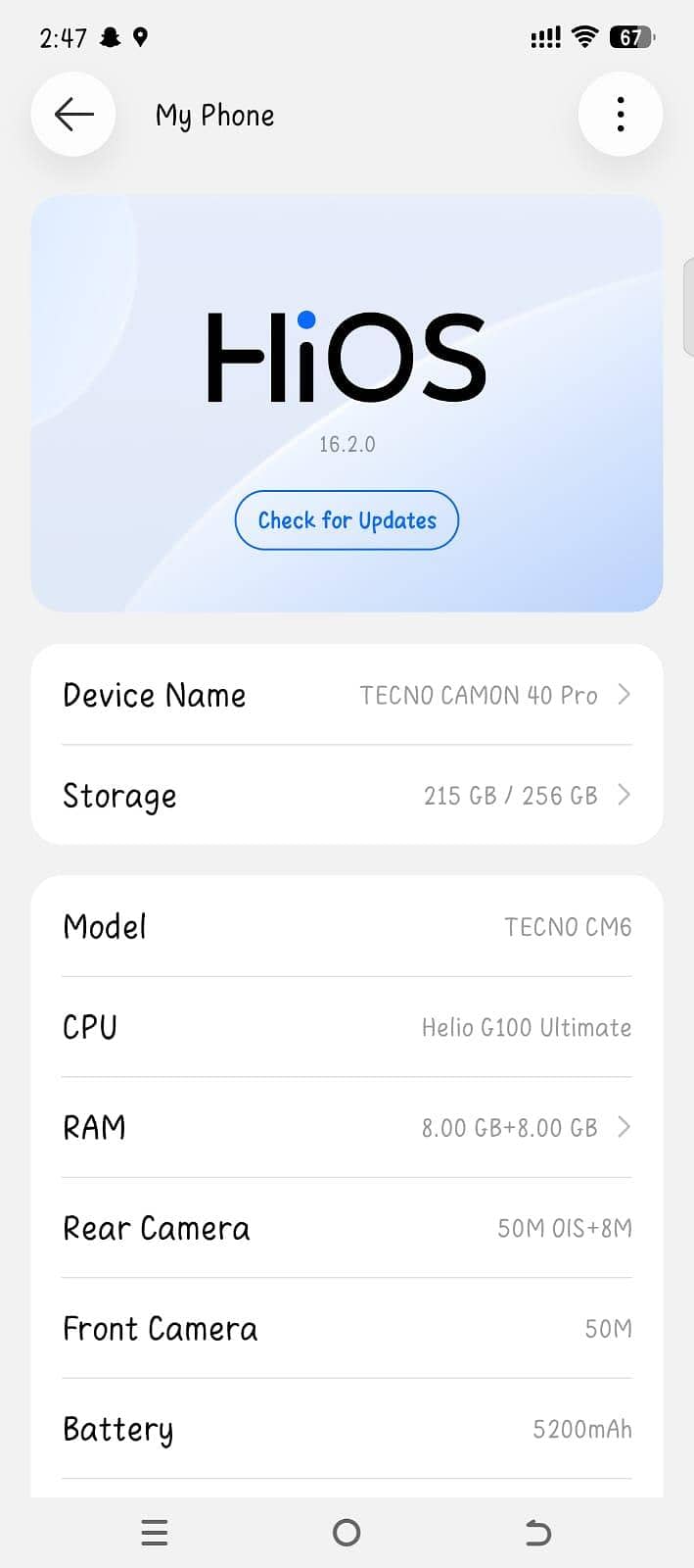 Tecno CAMON 40 Pro 4