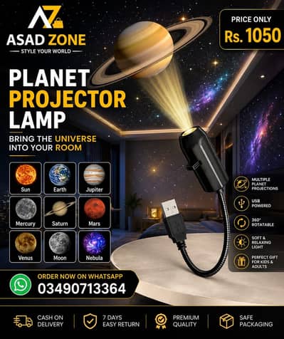 Planet projector lamp