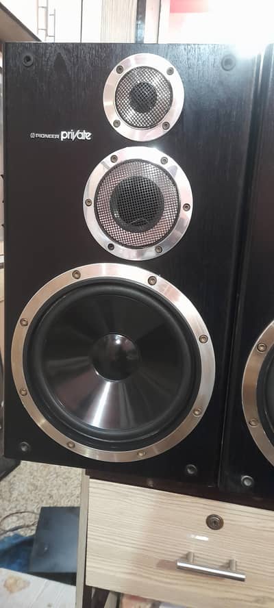 pioneer speakers.  woofer