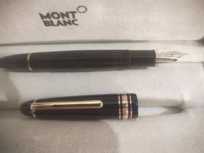 MONTBLAC fountain pen Gold + Black new pin pack
