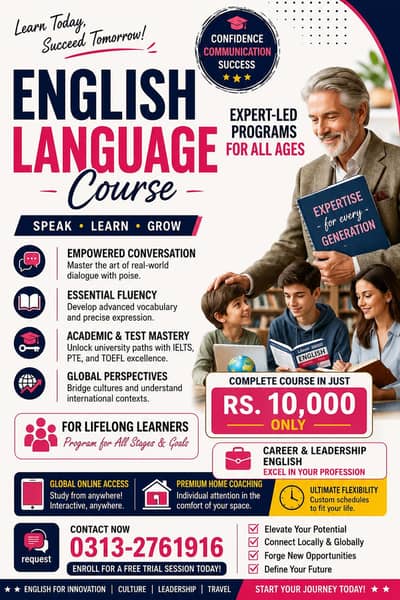 English language PTE IELTS home tuition or online classes