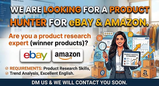 Ebay & Amazon Product Hunter Needed