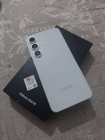 S24 FE With Box Official PTA Approved Physical Duel Sim