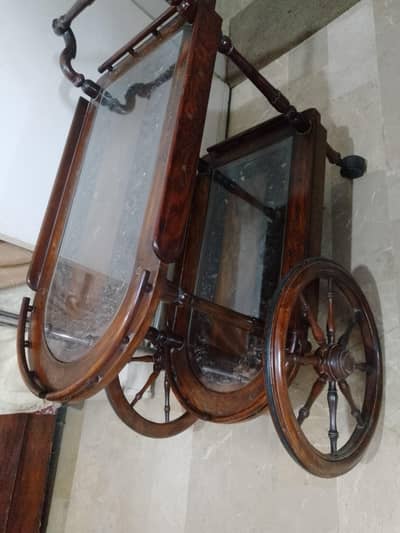 tea trolly ( sheshum wood )