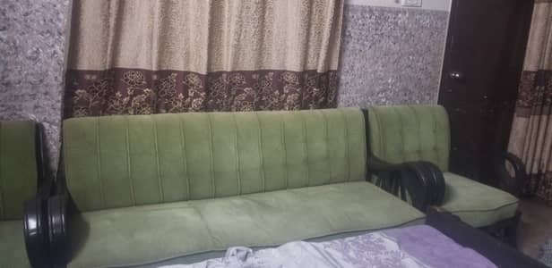 3 seater sofa wooden