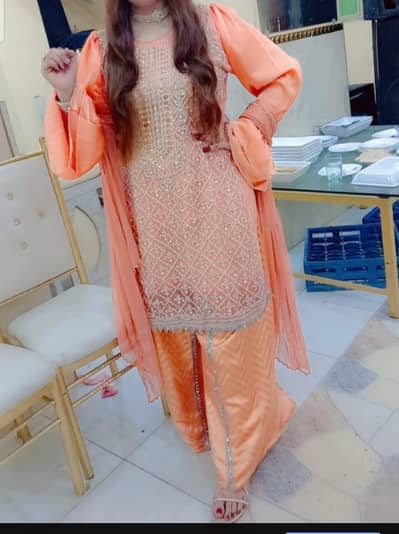 sharara and short for walima barat