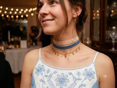 Boho Layered Choker Necklace Set