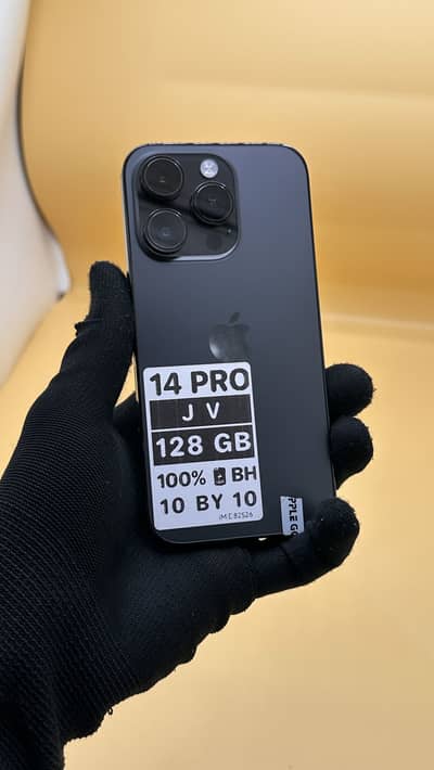 Apple iPhone 14 Pro Jv 128 GB 100% Battery Health 10 by 10