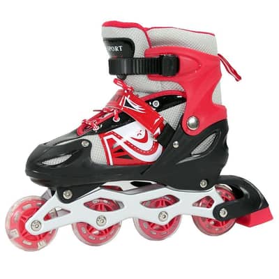 Skate shoes with safety guards