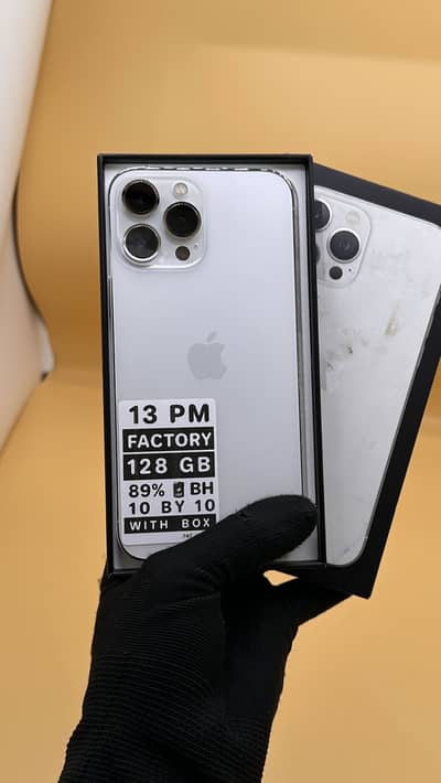 Apple iPhone 13 Pro Max 128 GB Factory Unlock NoN PTA 89% Battery