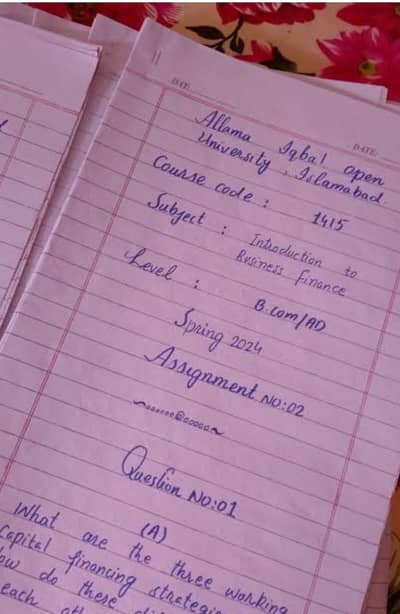 AIOU spring assignment