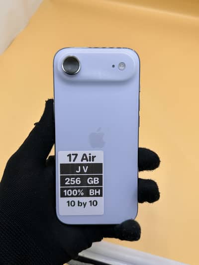 Apple iPhone 17 Air Jv 256 GB 100% Battery Health 10 by 10