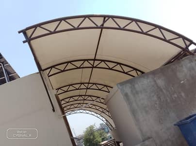 Tensile shed/car parking shed