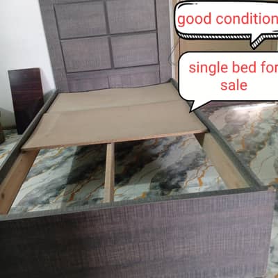 single bed without mattress for sale