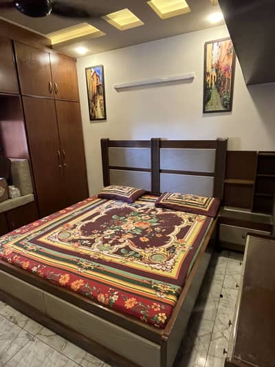 Wooden furniture with dressing