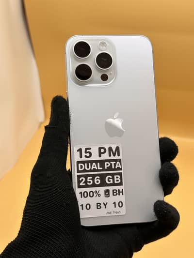 Apple iPhone 15 Pro Max 256 GB Dual Sim PTA APPROVED 100% Battery