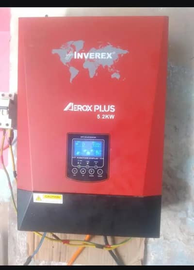 inverter UPS Solar Inverex ognl 5.2 kw 2x A. C 1.5 ton tody rate nrml