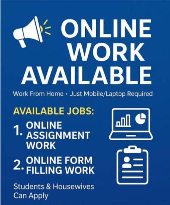 online work available 2
