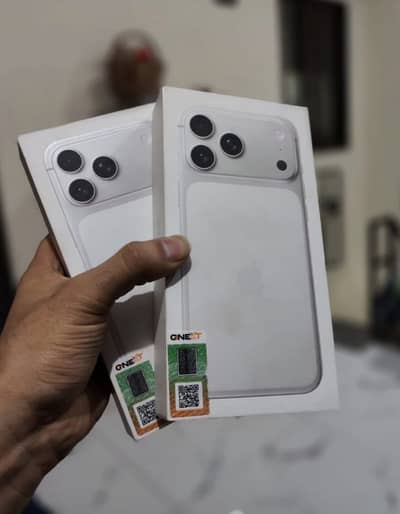 Iphone 17 pro max | pta approved | 256GB| physical +E sim | non active