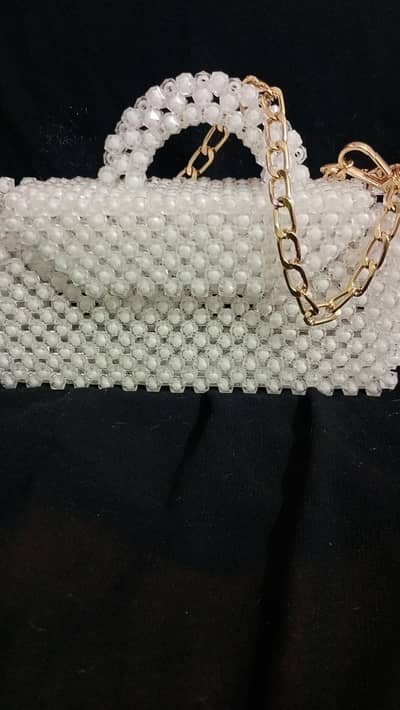 HANDMADE BEADED BAG