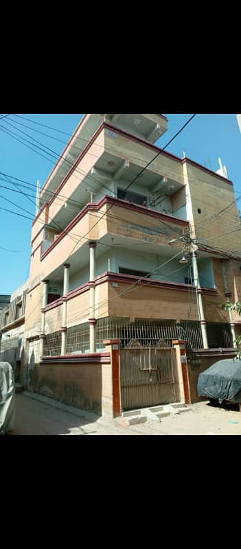 SECTOR 5-C/2 BEAUTIFUL CORNER GROUND PLUS THREE HOUSE, BEST FOR RENTAL INCOME NORTH KARACHI