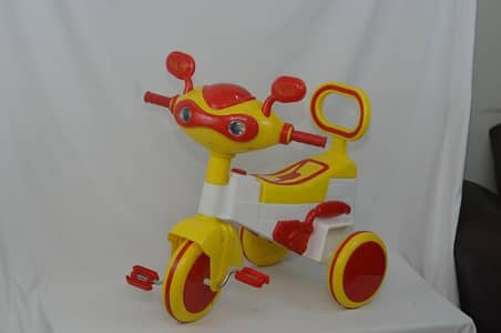 Kids Tri-Cycle Blue Pink 3-Wheel Stunt Toy