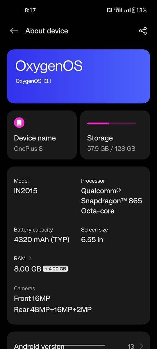 One Plus 8 2