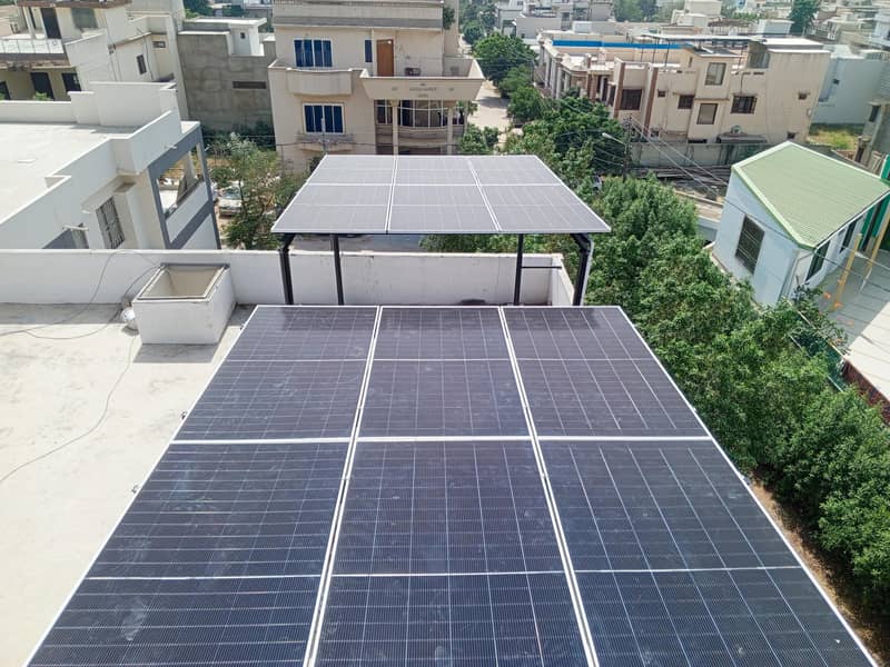 solar system complete installation elevated structure electrical work 0