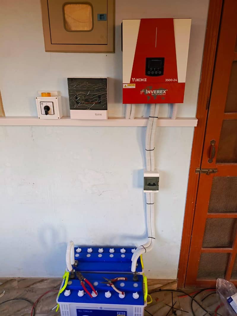 solar system complete installation elevated structure electrical work 4