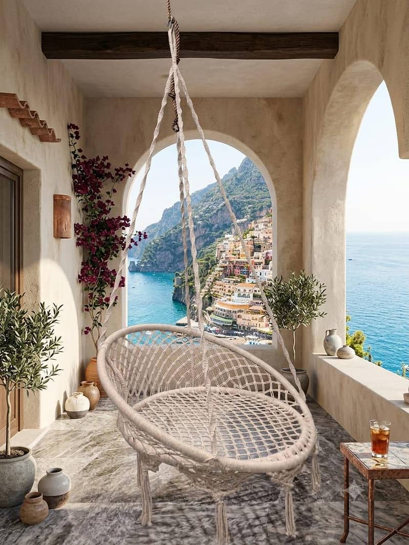 macrame swing chair 4