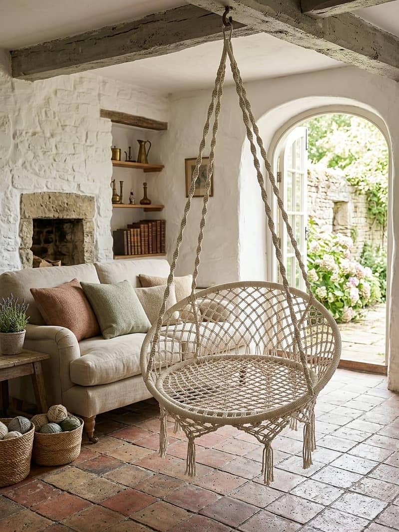 macrame swing chair 5