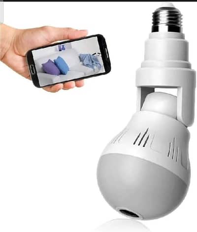 WiFi Bulb Camera 360° CCTV - Mobile App Live View - E27 Holder