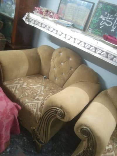 6 seater king size sofa set master foam seats
