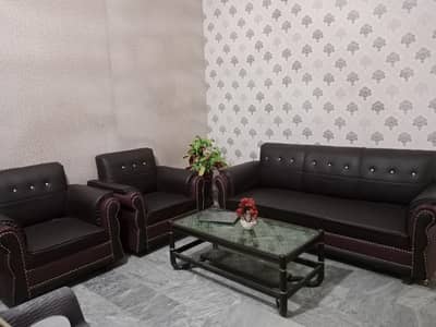 Leather Sofa Set